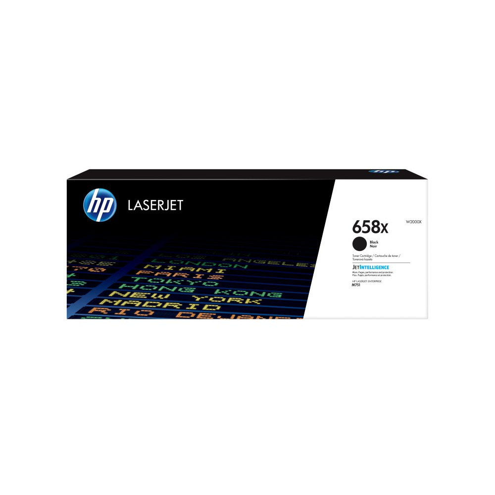 HP 658X Black LaserJet Toner Cartridge
