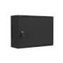 LANBERG Rack Cabinet 19inch Wall-Mount 4U+3U/540X200 Low-Profile Black Assembled