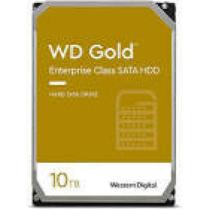 WD Gold 10TB SATA 6Gb/s 3.5inch 256MB cache 7200rpm internal RoHS compliant Enterprise HDD Bulk