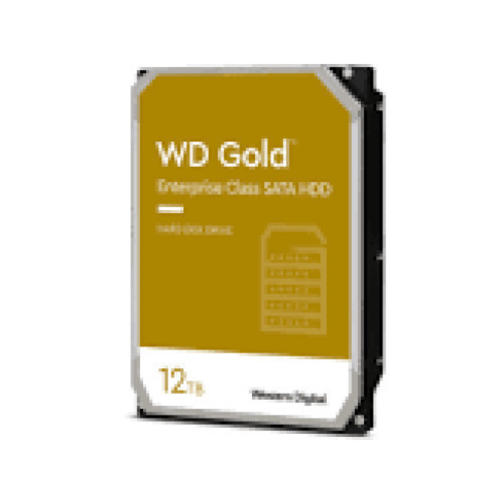 WD Gold 12TB HDD 7200rpm 6Gb/s serial ATA sATA 256MB cache 3.5inch intern RoHS compliant Enterprise Bulk