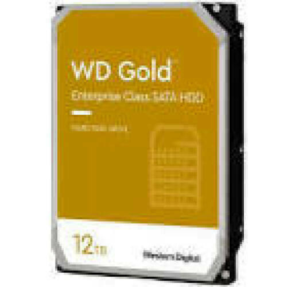 WD Gold 12TB HDD 7200rpm 6Gb/s serial ATA sATA 256MB cache 3.5inch intern RoHS compliant Enterprise Bulk