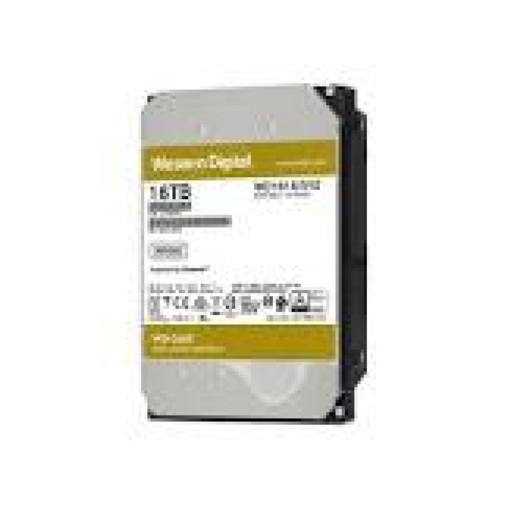 WD Gold 16TB HDD 7200rpm 6Gb/s sATA 512MB cache 3.5inch intern RoHS compliant Enterprise Bulk