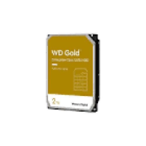 WD Gold 2TB HDD 7200rpm 6Gb/s serial ATA sATA 128MB cache 3.5inch intern RoHS compliant Enterprise Bulk