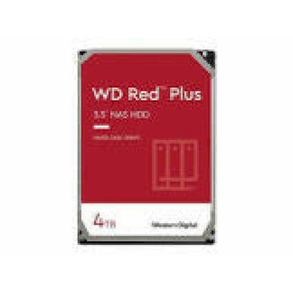 WD Red Plus 4TB SATA 6Gb/s 3.5inch 258MB cache internal HDD Bulk