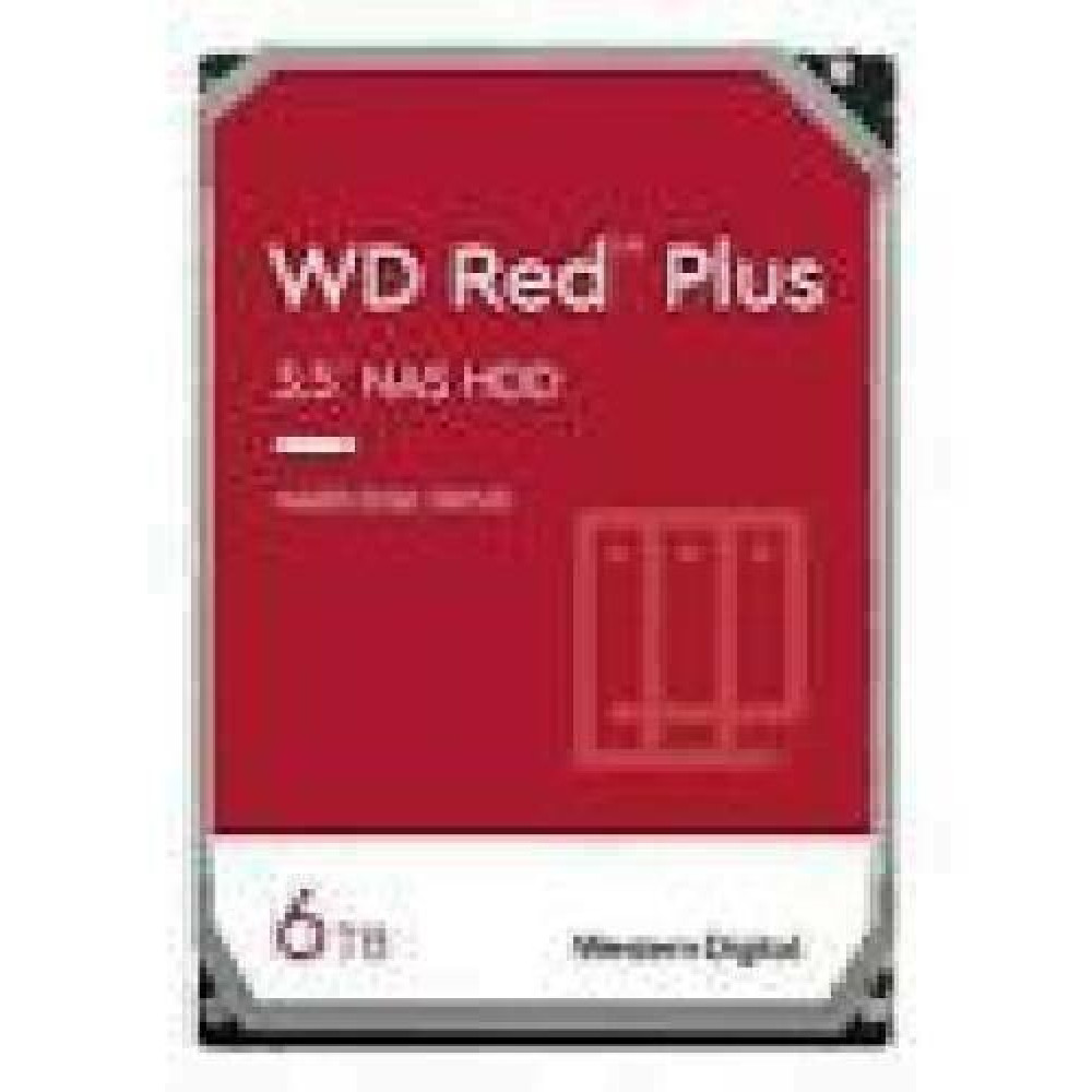 WD Red Plus 6TB SATA 6Gb/s 3.5inch 258MB cache internal HDD Bulk