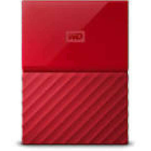 WD My Passport 2TB portable HDD USB 3.0 USB 2.0 compatible Red Retail