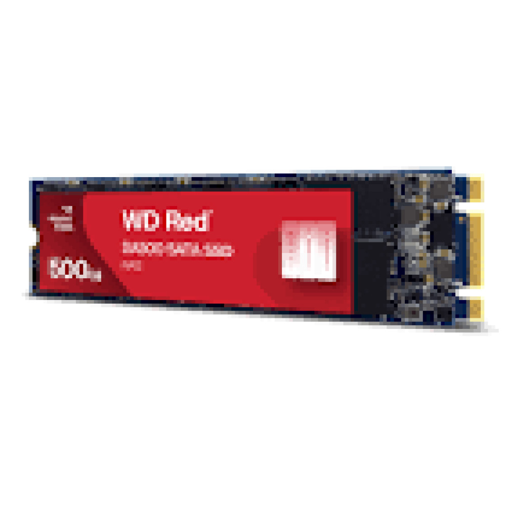 WD Red SSD SA500 NAS 500GB SATA III 6Gb/s M.2 2280 internal single-packed POWERED BY SANDISK