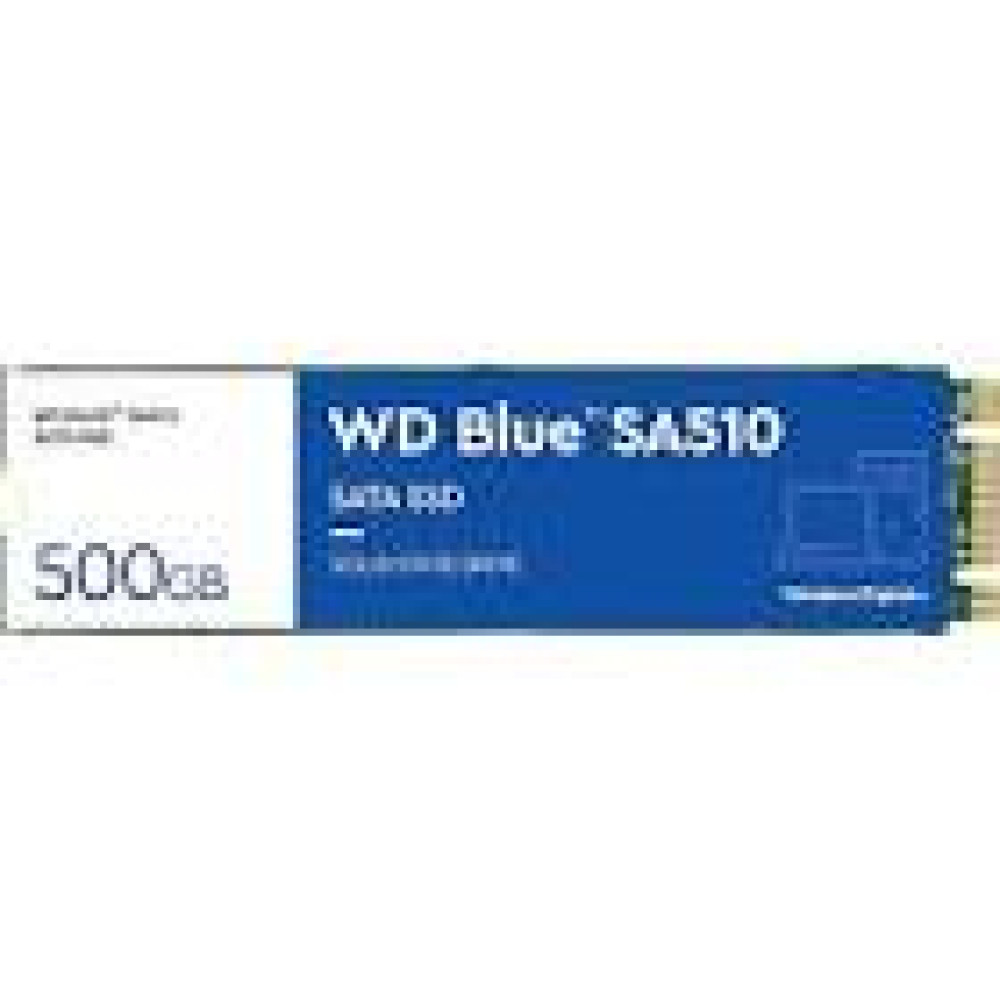 WD Blue SA510 SSD 500GB M.2 2280 SATA III 6Gb/s internal single-packed POWERED BY SANDISK