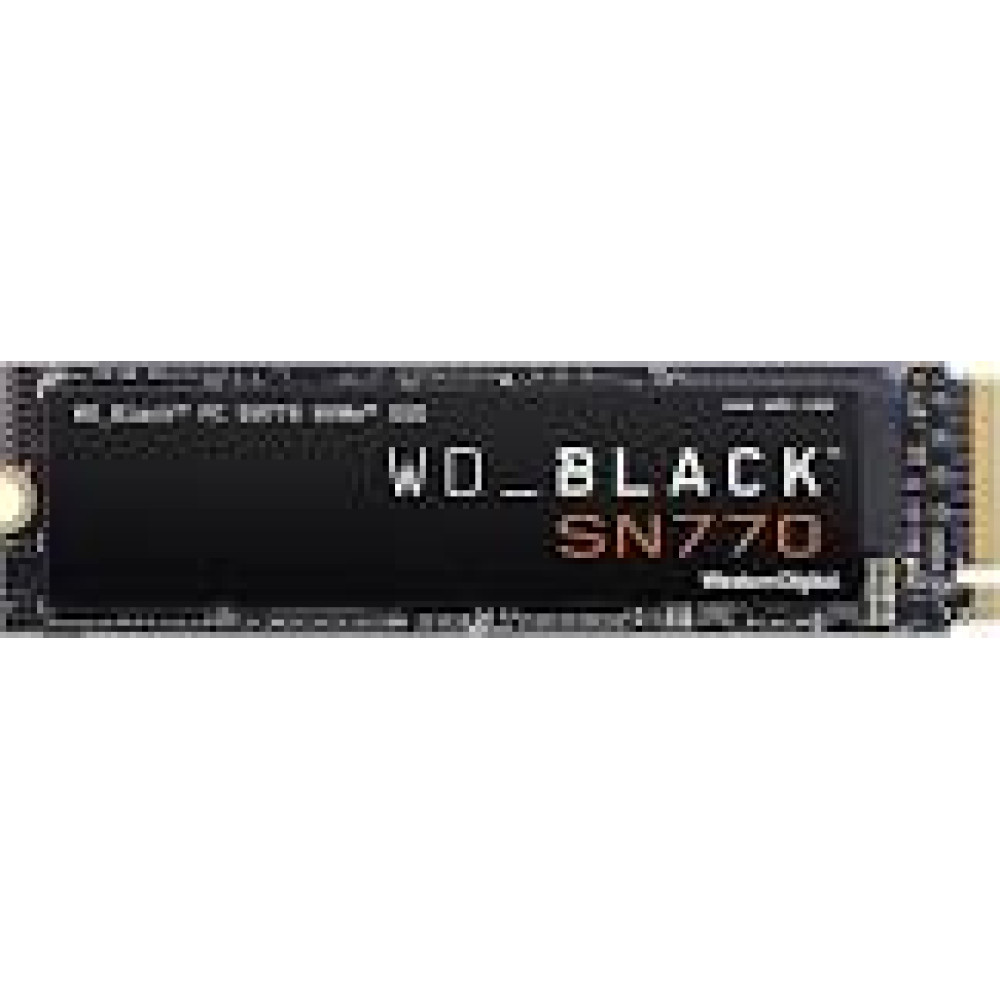 WD Black SSD SN770 NVMe 500GB PCIe Gen4 16GT/s M.2 2280