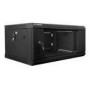LANBERG WF01-6404-10B wall-mounted rack 19inch demounted flat pack 4U/600x450mm black