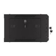 LANBERG Wall mount cabinet 19inch 4U 600x450 mesh door black flat pack