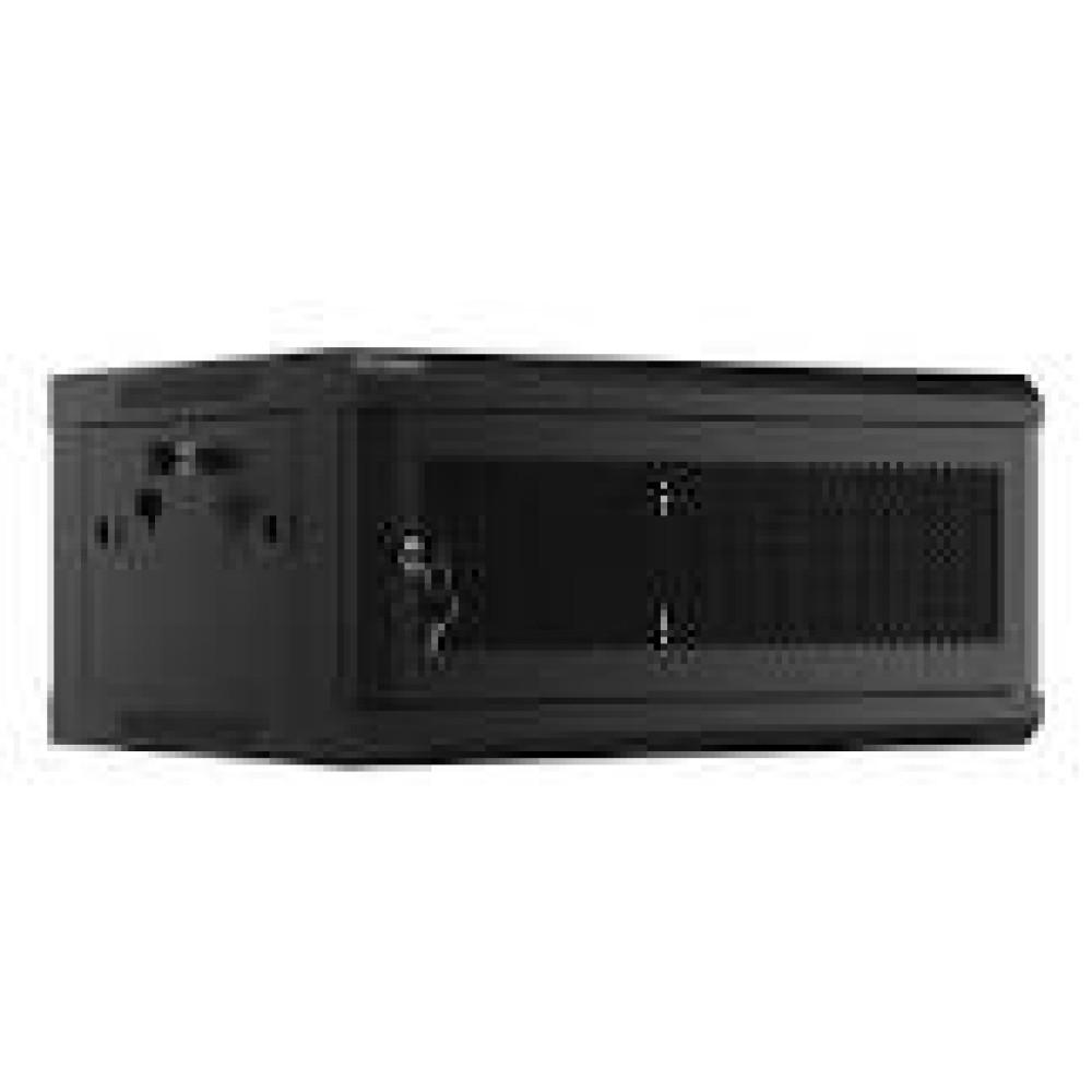 LANBERG Wall mount cabinet 19inch 4U 600x450 mesh door black flat pack
