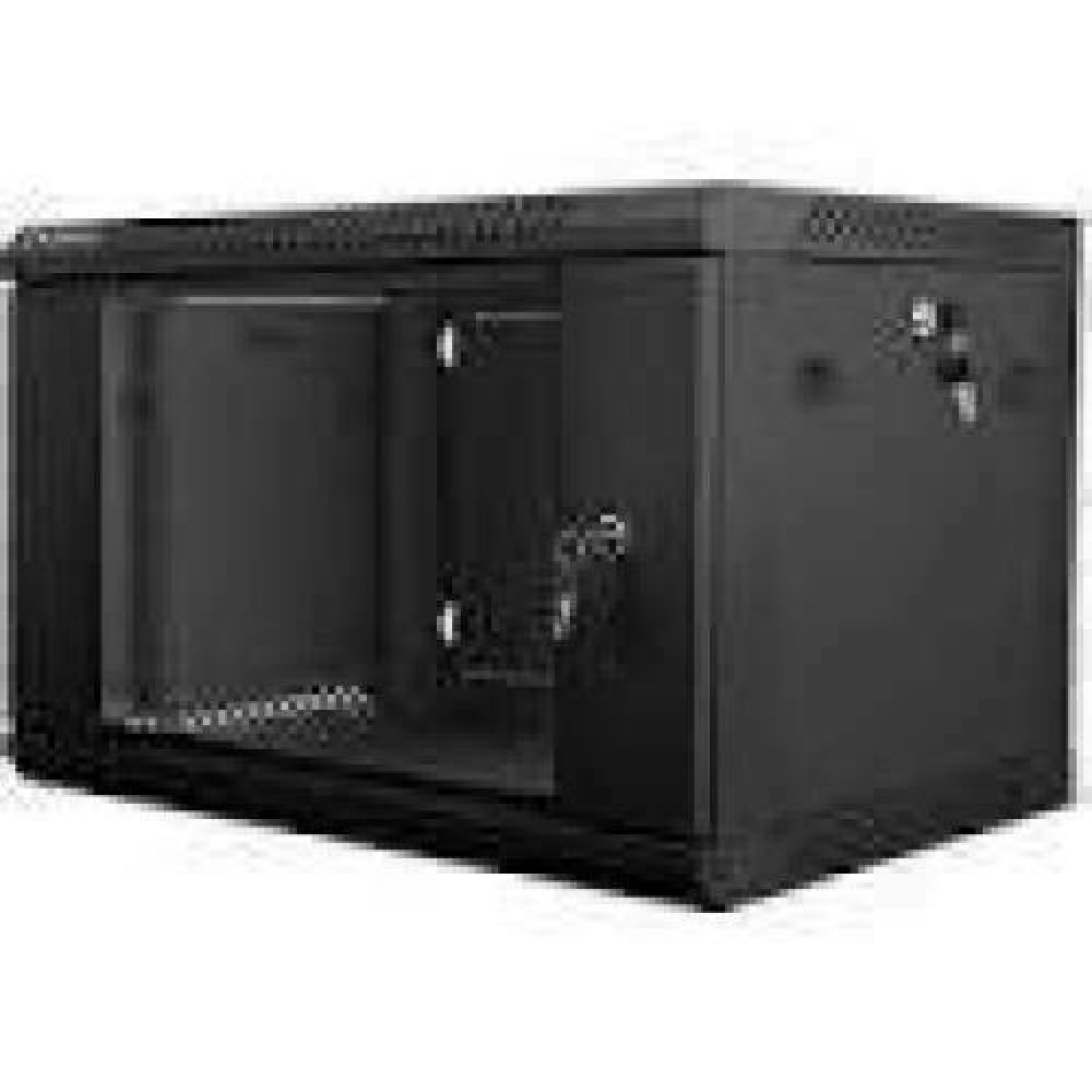 LANBERG WF01-6406-10B wall-mounted rack 19inch demounted flat pack 6U/600x450mm black