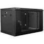 LANBERG WF01-6406-10B wall-mounted rack 19inch demounted flat pack 6U/600x450mm black
