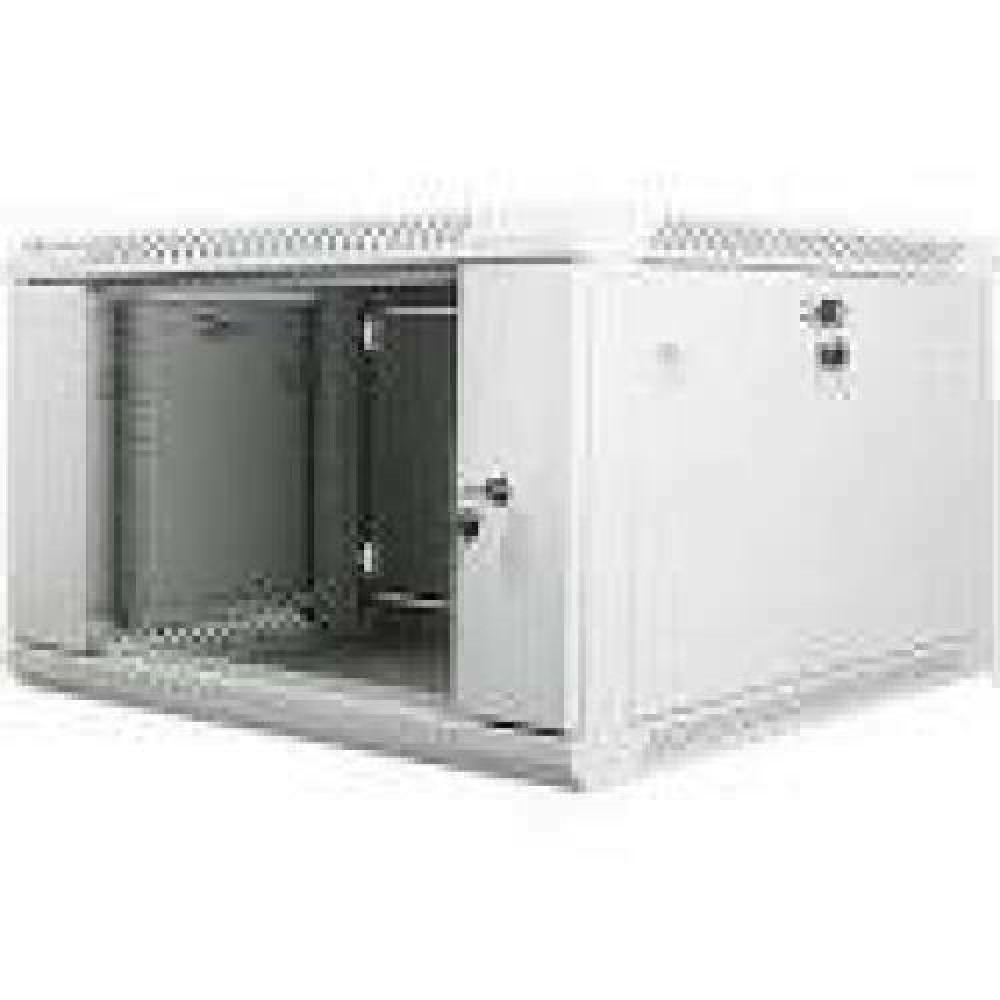 LANBERG WF01-6606-10S wall-mounted rack 19inch demounted flat pack 6U/600x600mm gray