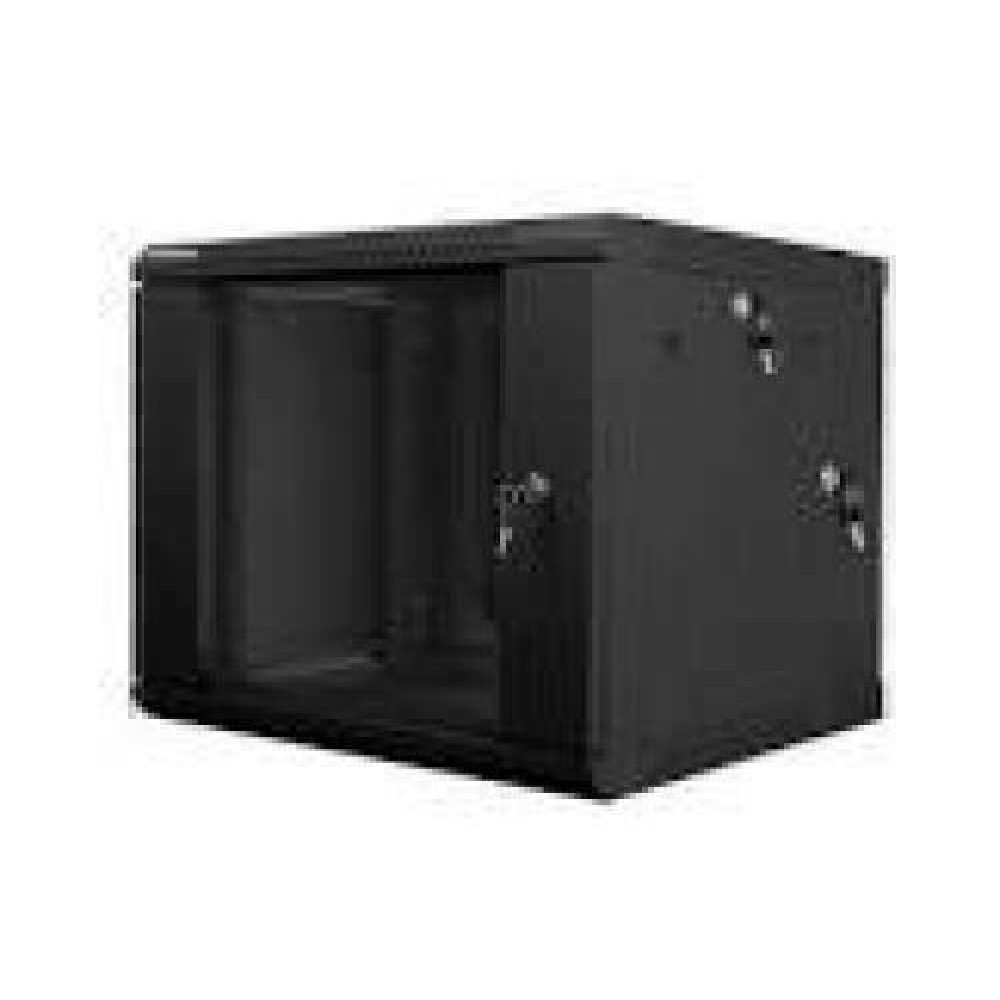 LANBERG WF02-6609-10B wall-mounted double section rack 19inch flat pack 9U/600x600mm black