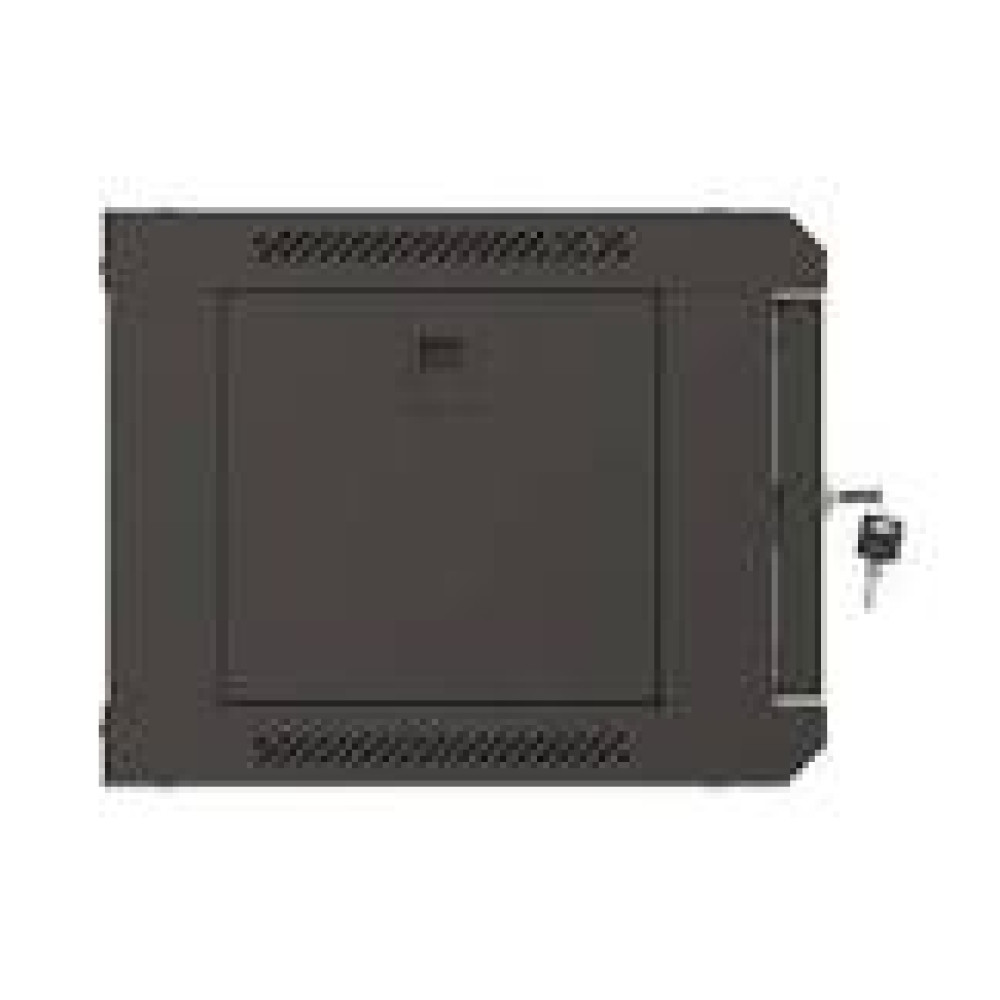 LANBERG rack cabinet 19inch 4u/540x350 wall-mount flat pack with glass door black