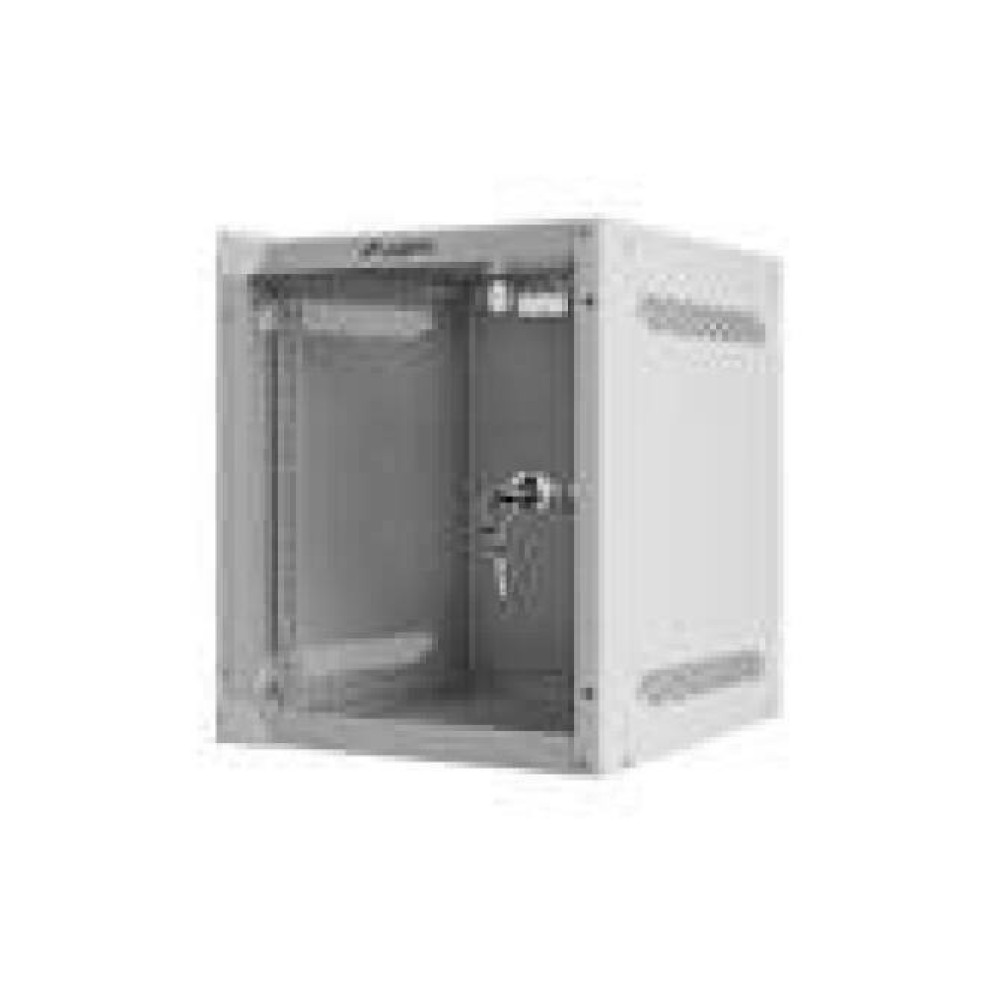LANBERG Rack cabinet 10inch wall mount 6U 280x310 grey with metal door flat pack