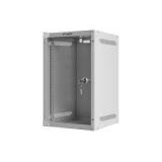 LANBERG Rack cabinet 10inch wall mount 9U 280x310 grey with metal door flat pack