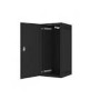 LANBERG Rack cabinet 10inch wall mount 12U 280x310 black with metal door flat pack