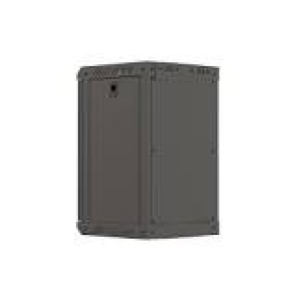 LANBERG Rack Cabinet 10 inch wall-mount 9U 300x300 with glass door grey flat pack