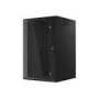 LANBERG 19inch wall-mounted rack 18U/570x600 demounted fast assembling flat pack black