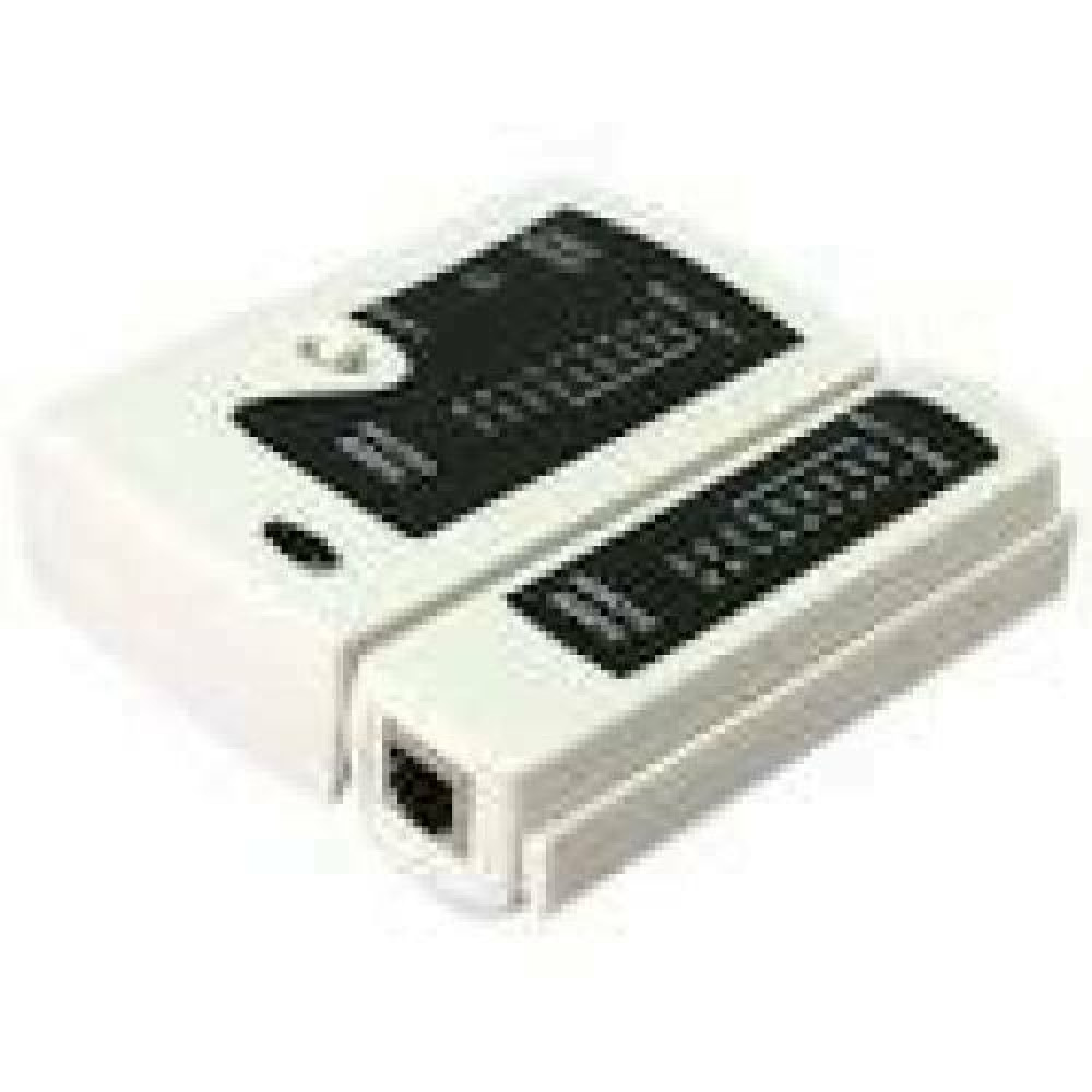 LOGILINK WZ0010 - Cable Tester for RJ11 connectors RJ12 and RJ45 with remote unit