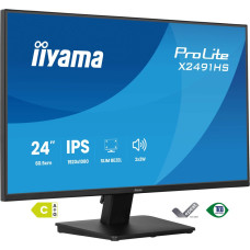 IIYAMA X2491HS-B1 24inch IPS-panel 1920x1080 120Hz 15mc Height Adj. Stand 1ms MPRT 350cd/m HDMI DisplayPort Speakers IIYAMA X2491HS-B1 24inch IPS-panel 1920x1080 120Hz 15mc Height Adj. Stand 1ms MPRT 350cd/m HDMI DisplayPort Speakers