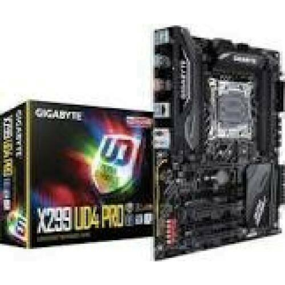 GIGABYTE Mainboard Intel X299 UD4 Pro LGA 2066 8x DDR4 max. 128GB PCI-E Intel i219V Gbe-LAN 8x SATA 2x M-2 Slot ATX