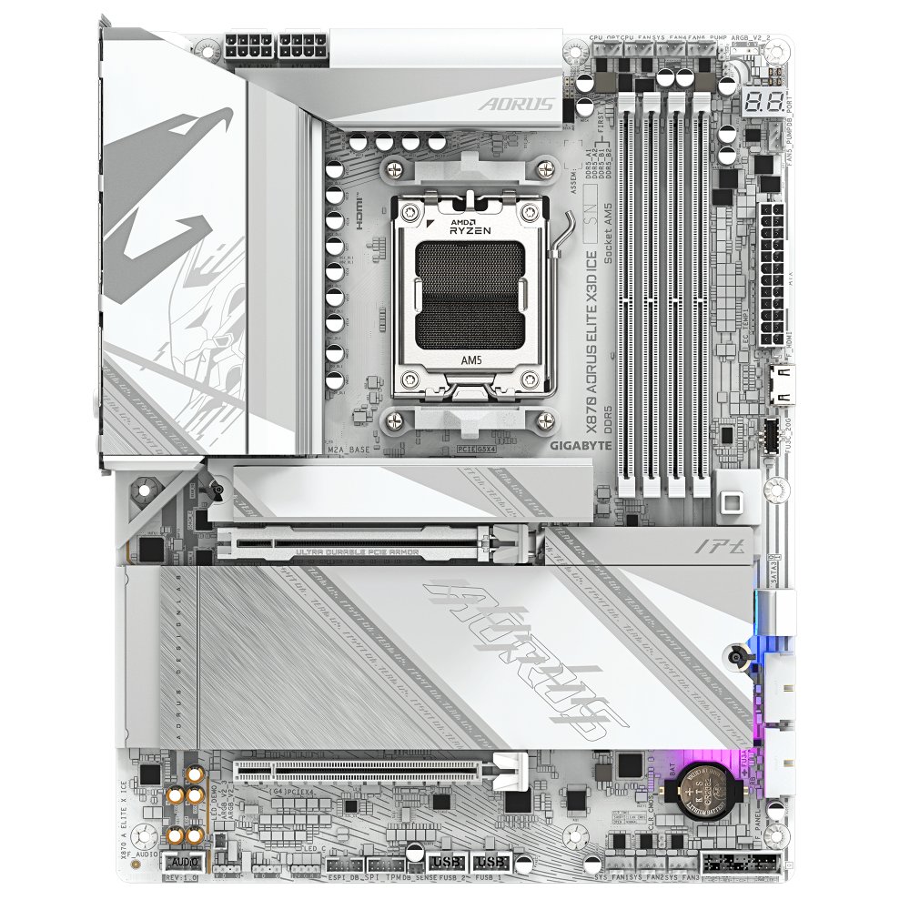 GIGABYTE X870 A ELITE X ICE