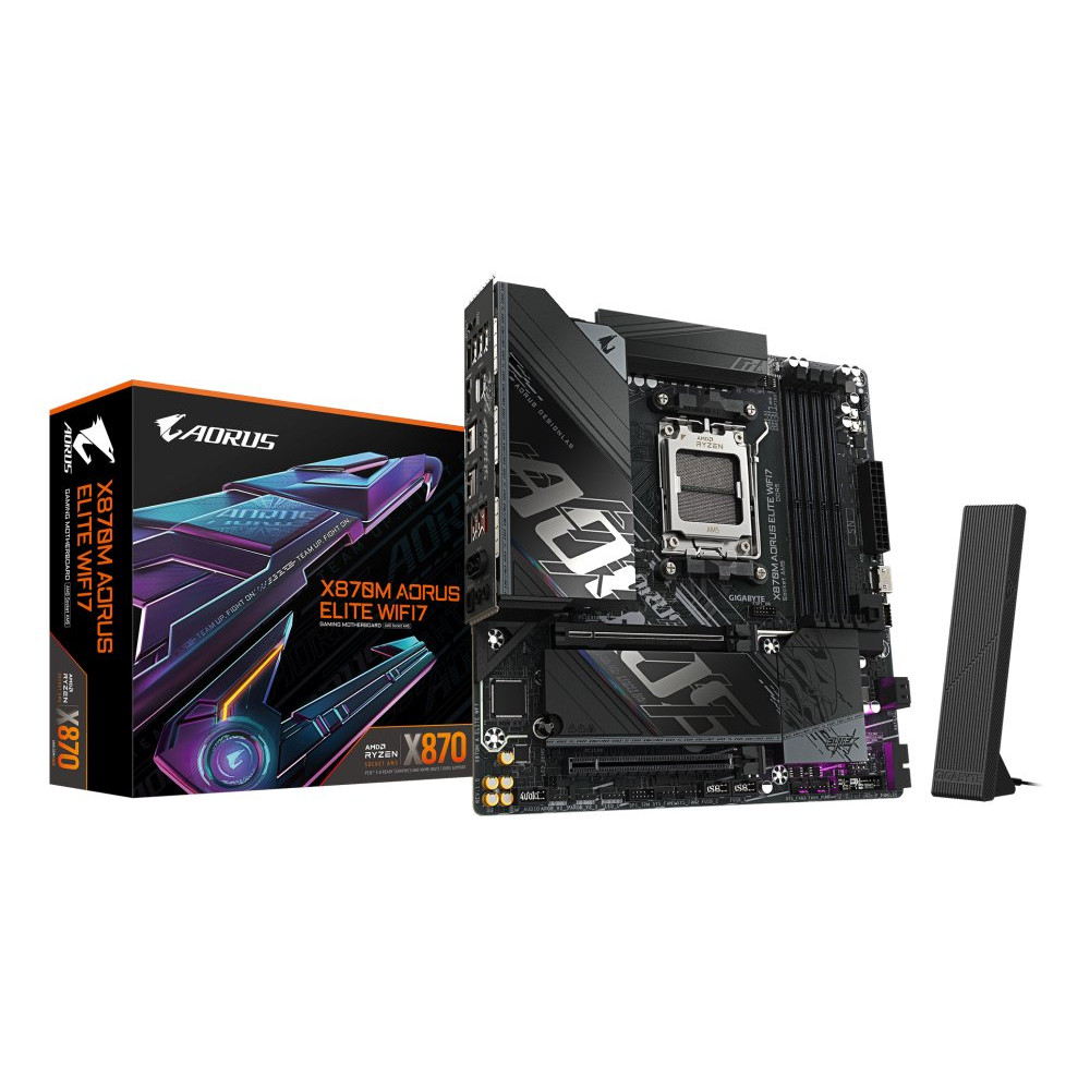 GIGABYTE X870M A ELITE WF7 AM5 4xDDR5 2xSATA 2xM.2 1xHDMI