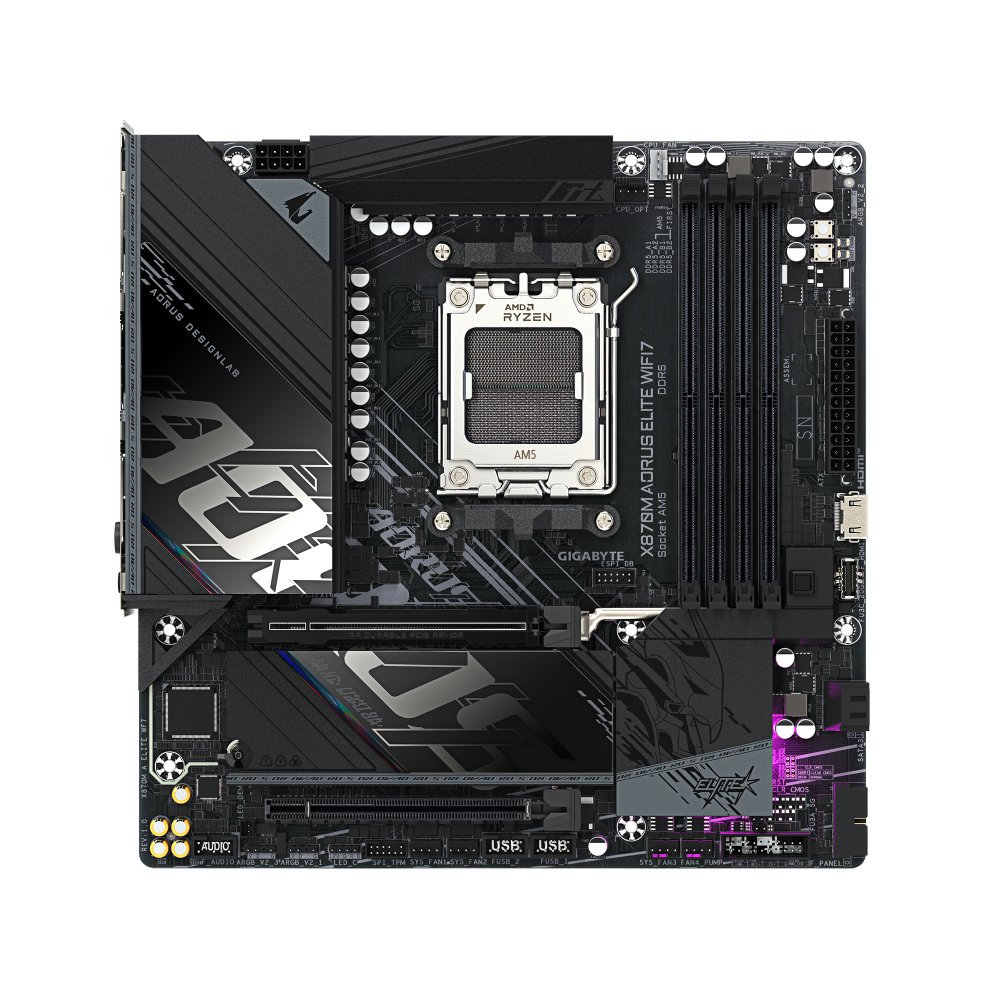 GIGABYTE X870M A ELITE WF7 AM5 4xDDR5 2xSATA 2xM.2 1xHDMI