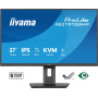 IIYAMA XB2797QSNP-B1 27inch IPS-panel 2560x1440 EyeComfort 15cm Height Adj. Stand USB-C Dock LAN/96W PD/DP-OUT USB v.3.2 1ms