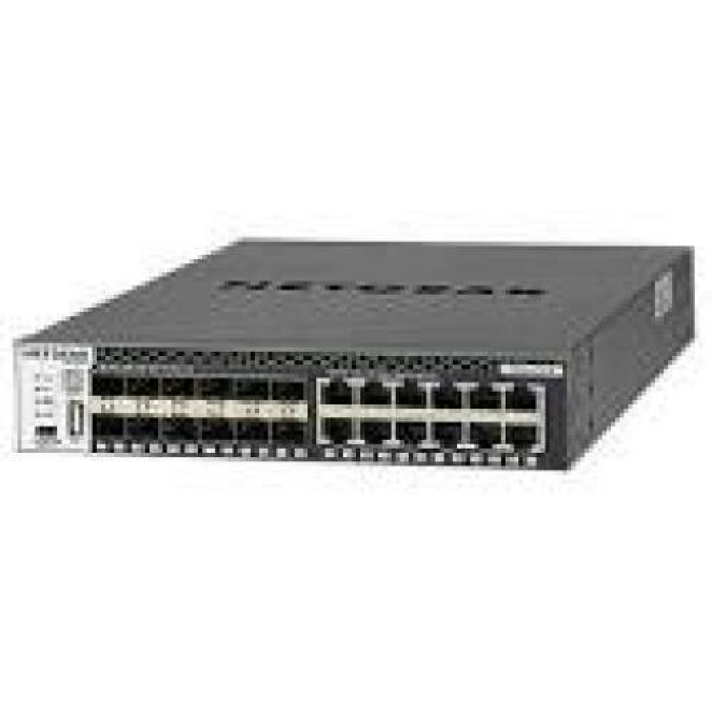 NETGEAR M4300-12X12F Stackable Managed Switch with 24x10G incl.12x10GBASE-T + 12xSFP+ Layer 3 SDN-ready Open Flow 1.3
