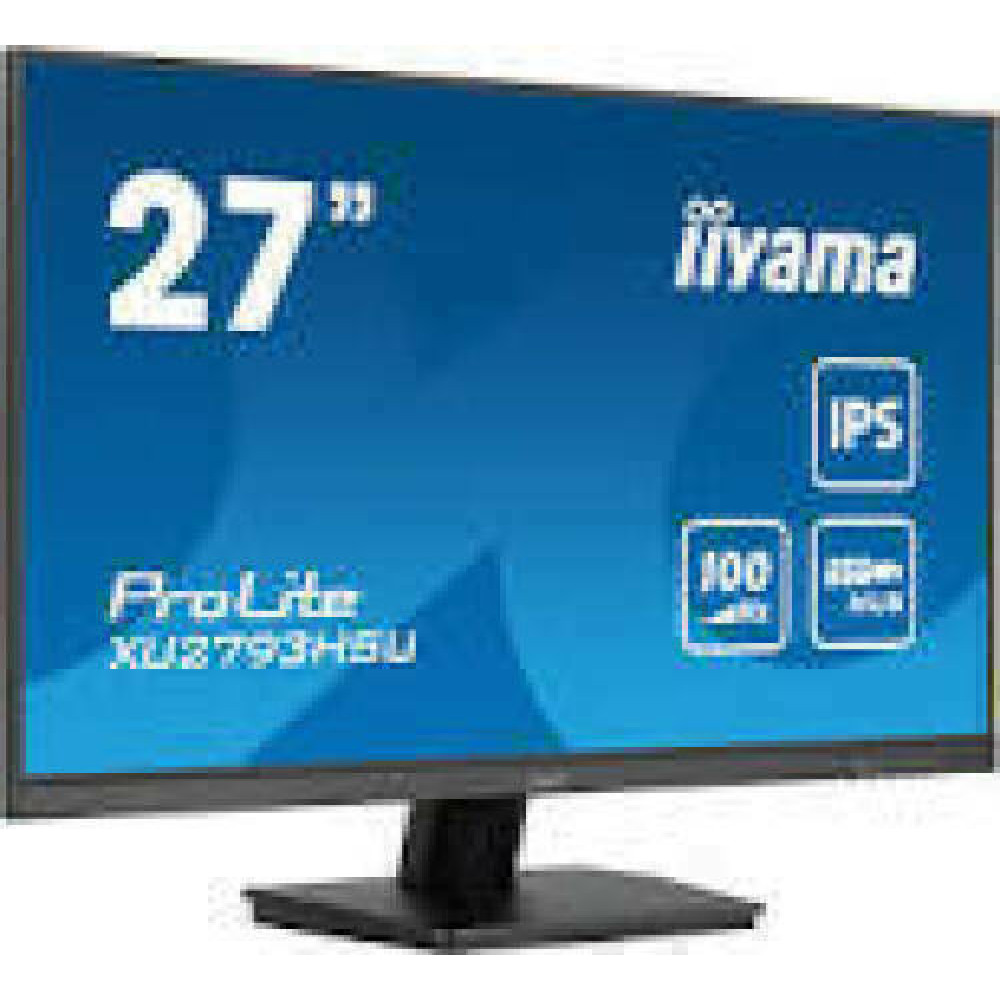 IIYAMA XU2793HSU-B6 27inch ETE IPS-panel 1920x1080 100Hz 250cd/m Speakers HDMI DisplayPort 1ms MPRT FreeSync USB-HUB