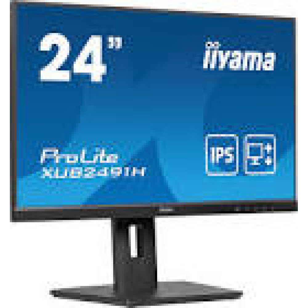IIYAMA XUB2491H-B1 24inch IPS FHD 100Hz 300cd/m2 4ms HDMI DP 15cm Height Adj. Stand
