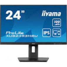 IIYAMA XUB2493HSU-B7 24inch IPS FHD 100Hz 300cd/m2 1ms Speakers HDMI DP 2xUSB 2.0 Speakers 15cm Height Adj. Stand
