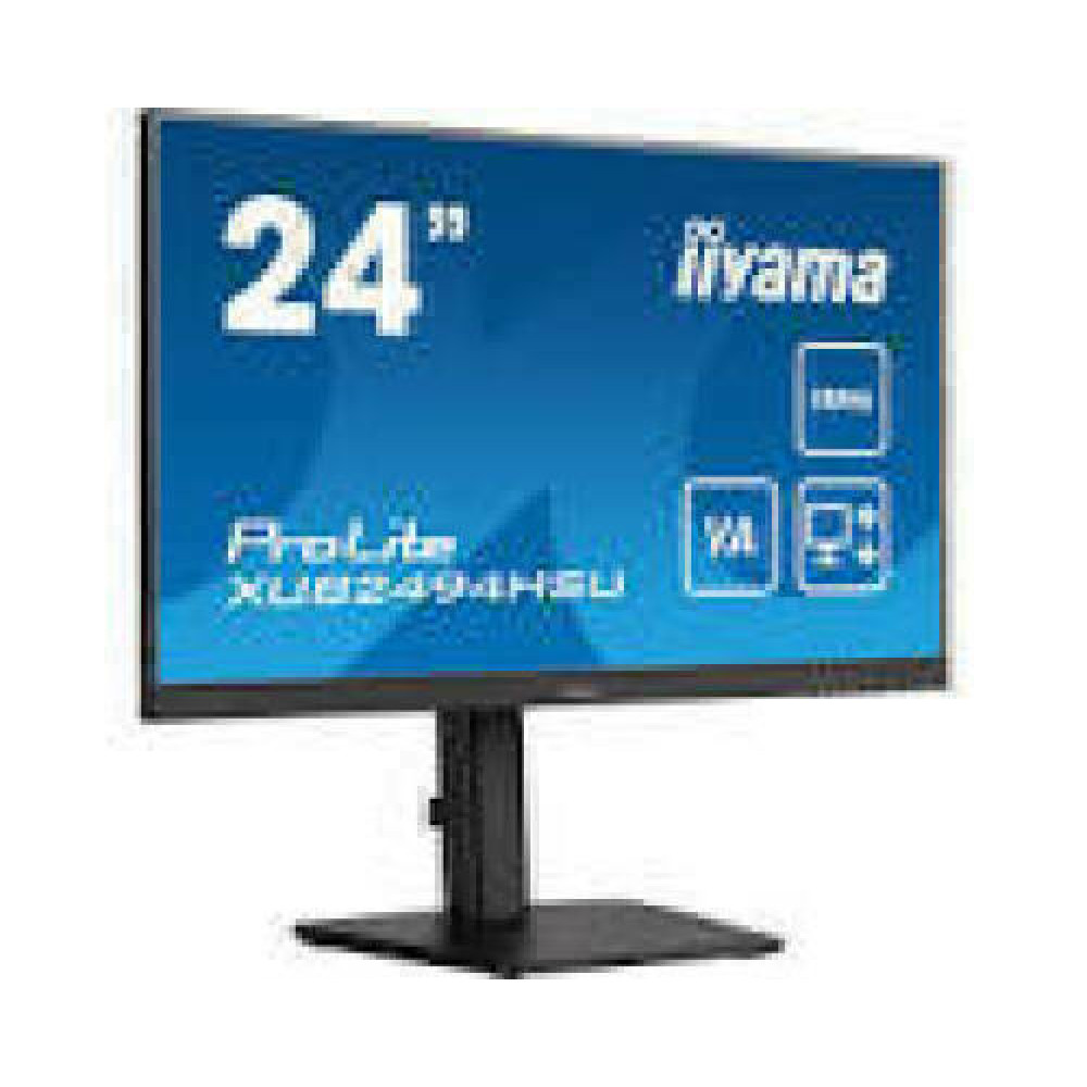 IIYAMA XUB2494HSU-B6 24inch ETE VA-panel 1920x1080 100Hz 15cm Height Adj. Stand Pivot 1ms MPRT 250cd/m Speakers HDMI