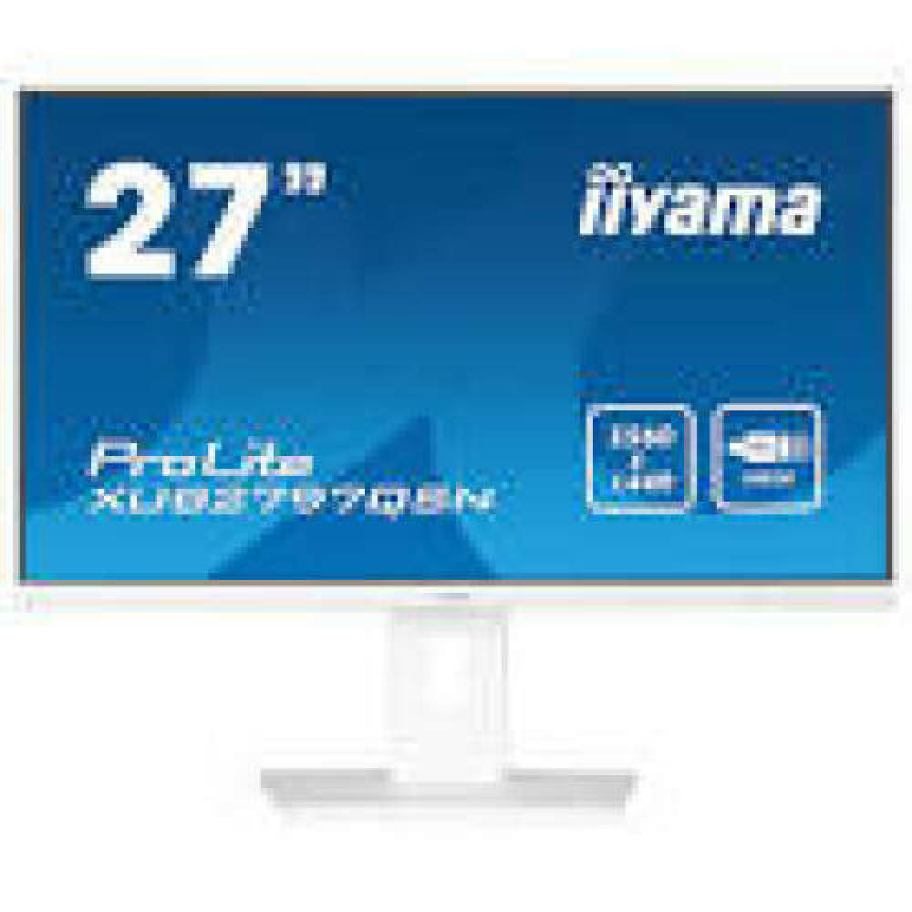 IIYAMA XUB2797QSN-W1 27inch IPS WQHD 100Hz 250cd/m2 1ms HDMI DP Speakers (P)