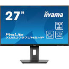 IIYAMA XUB2797UHSNP-B1 27inch IPS UHD 350cd/m2 4ms HDMI DP USB-C Dock LAN Speakers 15cm height adj. Stand (P)