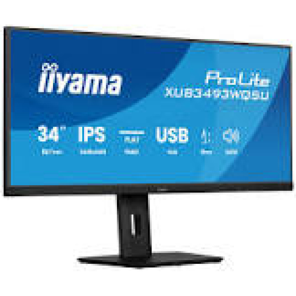 IIYAMA XUB3493WQSU-B6 34inch UW IPS-panel 3440x1440 120Hz 21:9 400cdm 1000:1 1ms