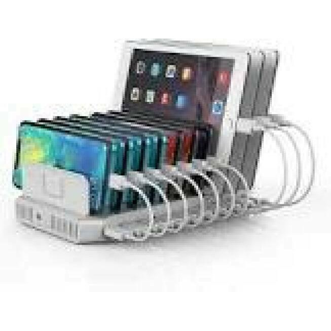 UNITEK Y-2172 Docking station 10x USB 24A 96W Y-2172