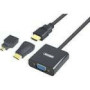 UNITEK Y-6355 Adapter mini/micro HDMI to VGA + audio Y-6355