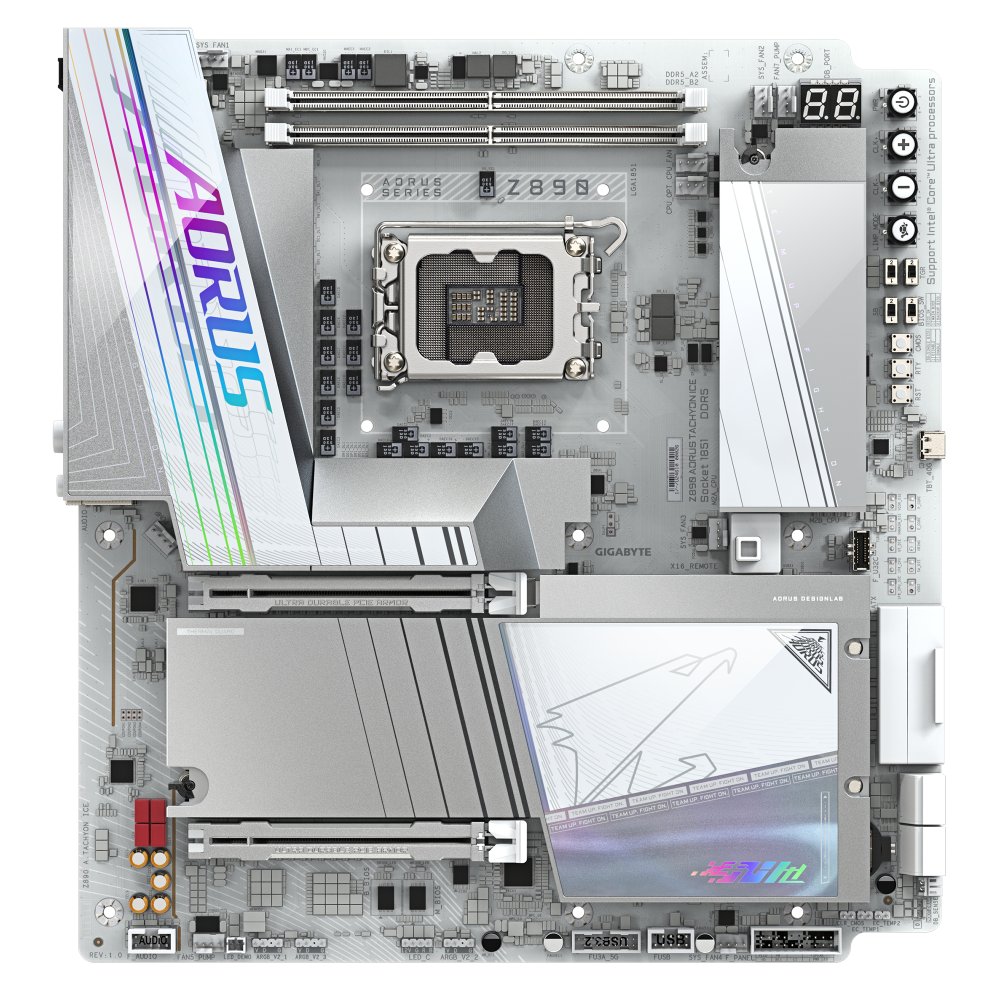 GIGABYTE Z890 A TACHYON ICE LGA1851 4xDDR5 4xSATA 5xM.2