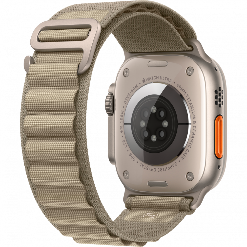 Apple Watch Ultra 2 GPS + Cellular, 49mm Titanium Case with