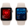 Apple Watch SE GPS 40mm Starlight Aluminium Case with Starlight Sport Band - M/L,Model A2722 MR9V3QI/A