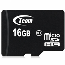 TEAM MICRO SDHC 16GB CLASS 10 RETAIL W/0Adapter