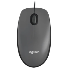 LOGITECH M100 Corded Mouse - BLACK - USB