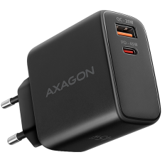 AXAGON ACU-PQ45 wall charger QC3.0,4.0/AFC/FCP/PPS/Apple + PD type-C, 45W, black