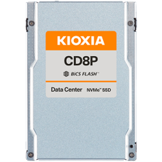 SSD Data Center Read Intensive KIOXIA CD8P-R 7.68TB PCIe Gen5 Single-port (128GT/s) NVMe 2.0, BiCS Flash TLC, 2.5" 15mm U.2, Read/Write: 12000/5500 MBps, IOPS 2000K/200K, DWPD 1